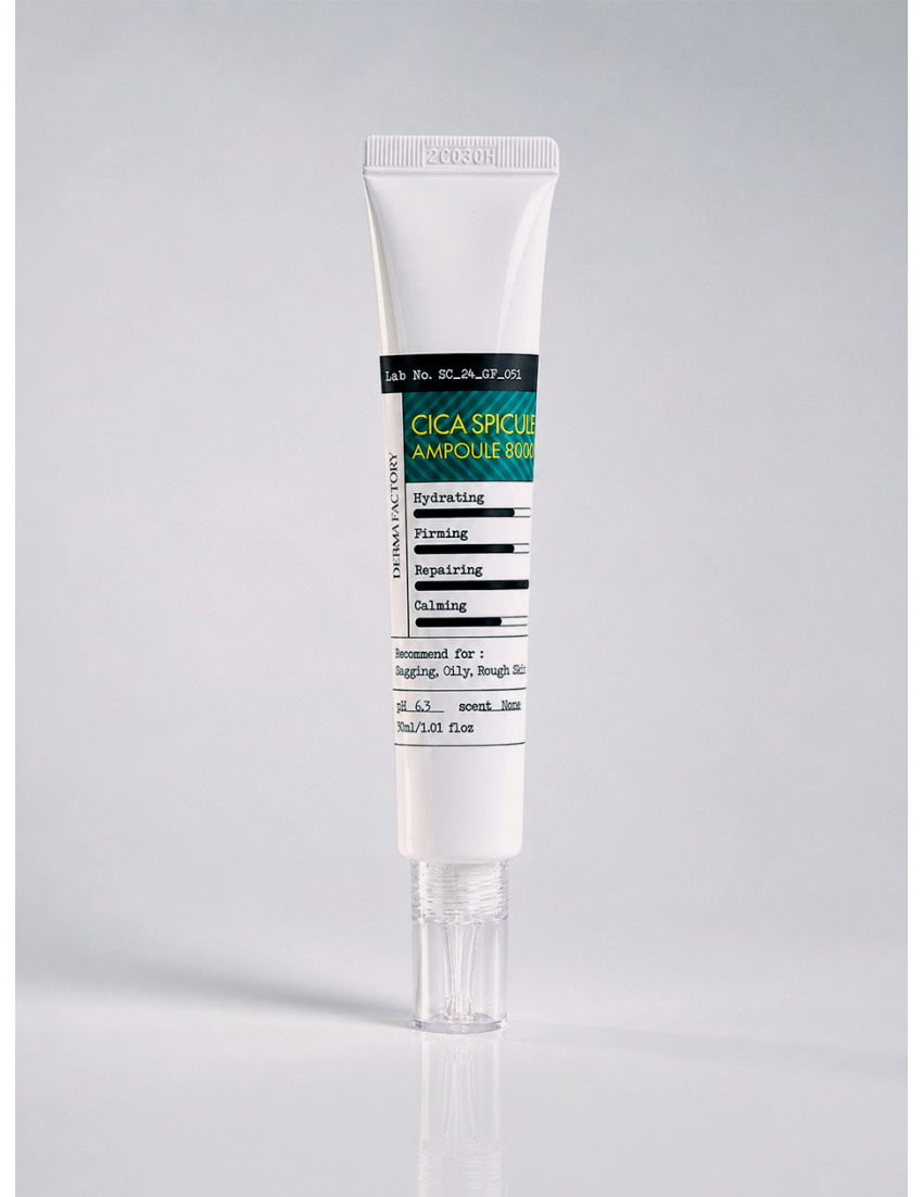 Derma Factory / Ампула восстанавливающая со спикулами и центеллой - Cica Spicule Ampoule 8000, 30мл