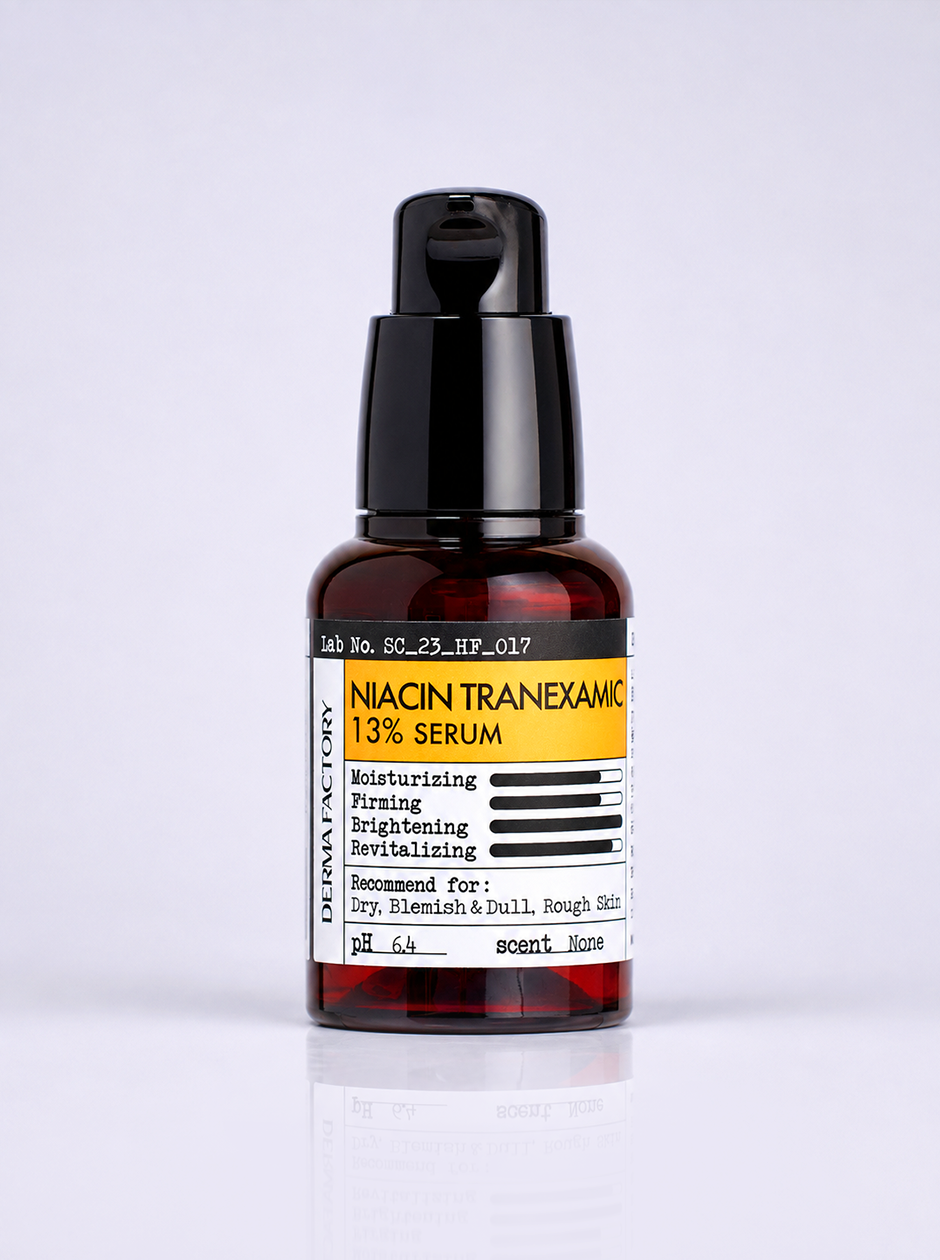 Derma Factory / Сыворотка от пигментации - Niacin Tranexamic 13% Serum, 30мл