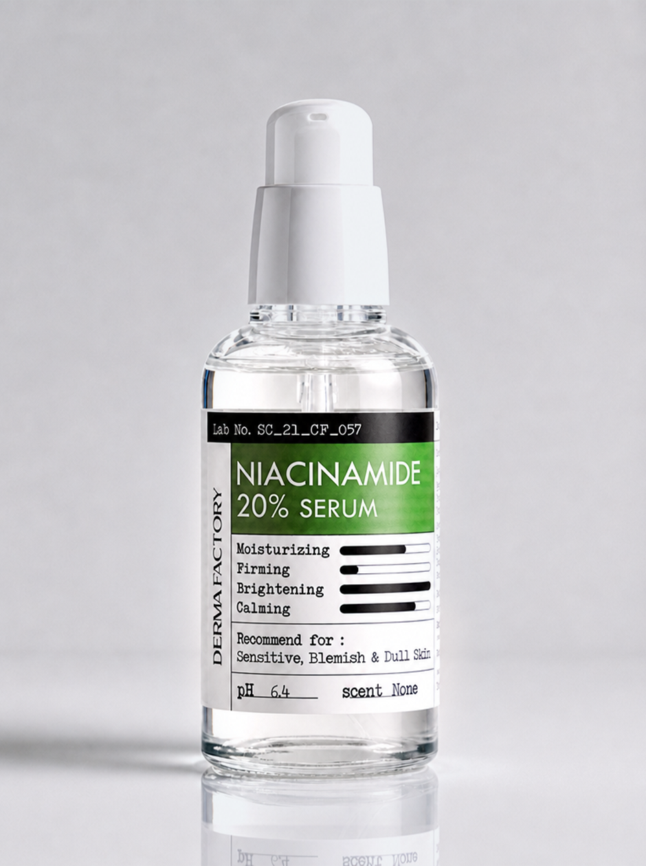 Derma Factory / Niacinamide 20% serum, 80ml