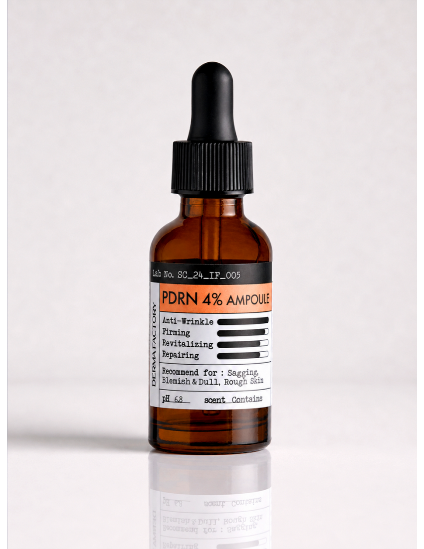 Derma Factory / Интенсивная антивозрастная сыворотка для лица - PDRN 4% Ampoule, 30мл