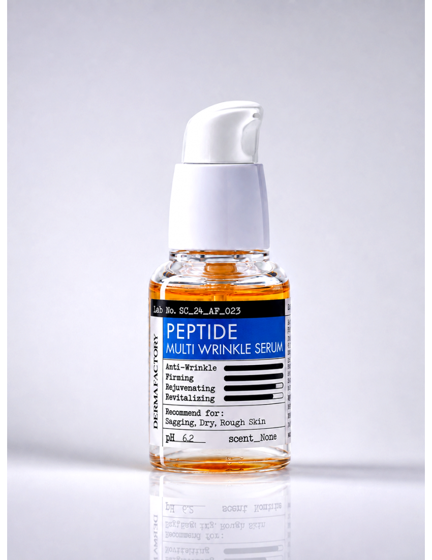 Derma Factory / Сыворотка омолаживающая с пептидами - Peptide Multi Wrinkle Serum, 30мл