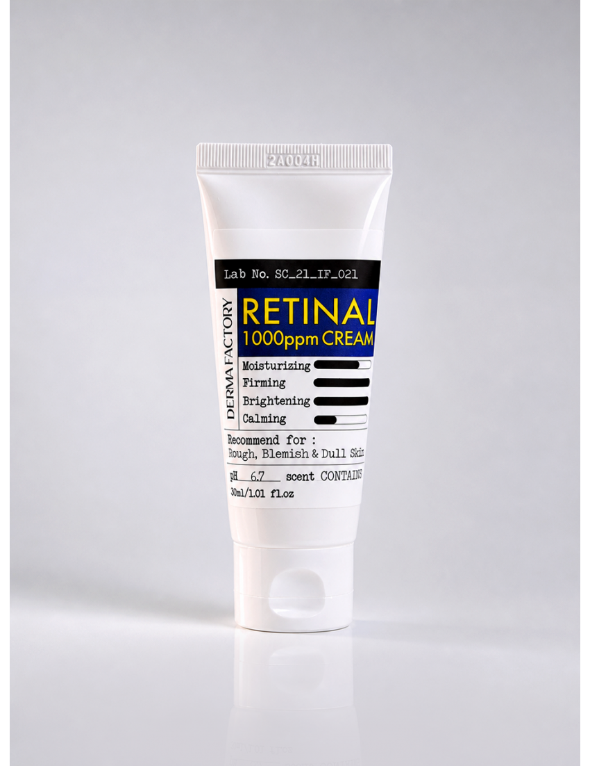 Derma Factory / Крем для лица концентрированный укрепляющий с ретиналом - Retinal 1000 ppm Cream, 30мл