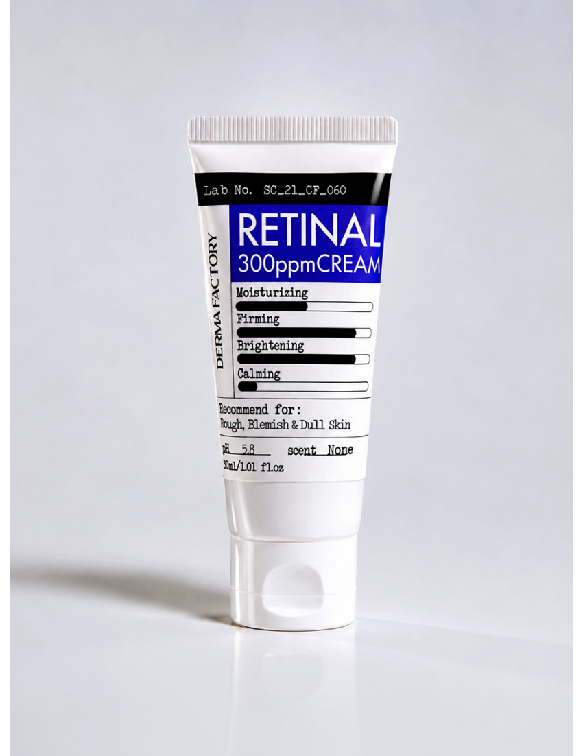 Derma Factory / Крем для лица укрепляющий с ретиналом - Retinal 300 ppm Cream, 30мл