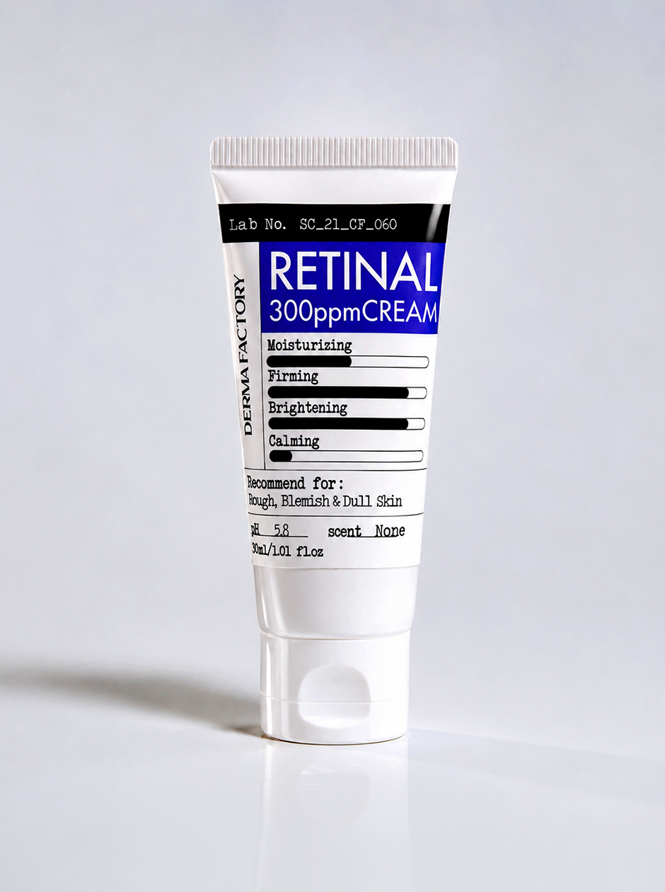 Derma Factory / Крем для лица укрепляющий с ретиналом - Retinal 300 ppm Cream, 30мл