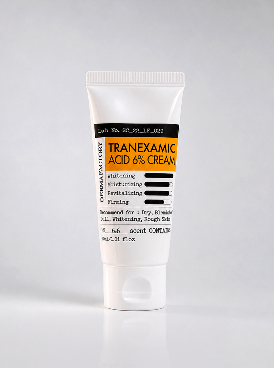 Derma Factory / Brightening face cream with tranexamic acid 6% Tranexamic Acid 6% Cream, 30 ml