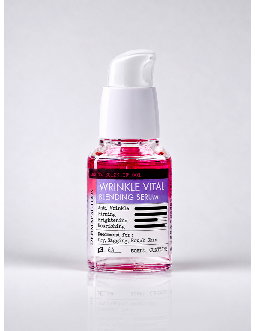 Derma Factory / Сыворотка антивозрастная двухфазная - Wrinkle Vital Blending Serum, 30мл