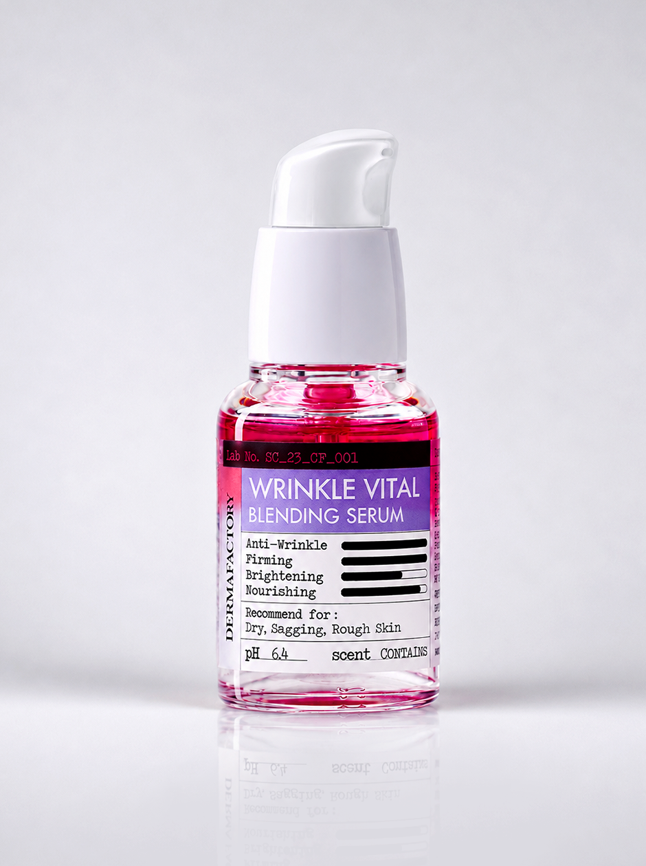 Derma Factory / Сыворотка антивозрастная двухфазная - Wrinkle Vital Blending Serum, 30мл