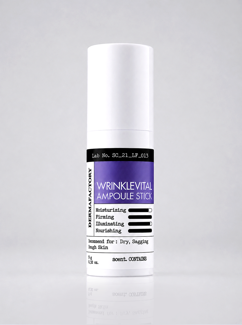 Derma Factory / Стик-сыворотка для упругости кожи лица - Wrinkle Vital Ampoule Stick, 10г