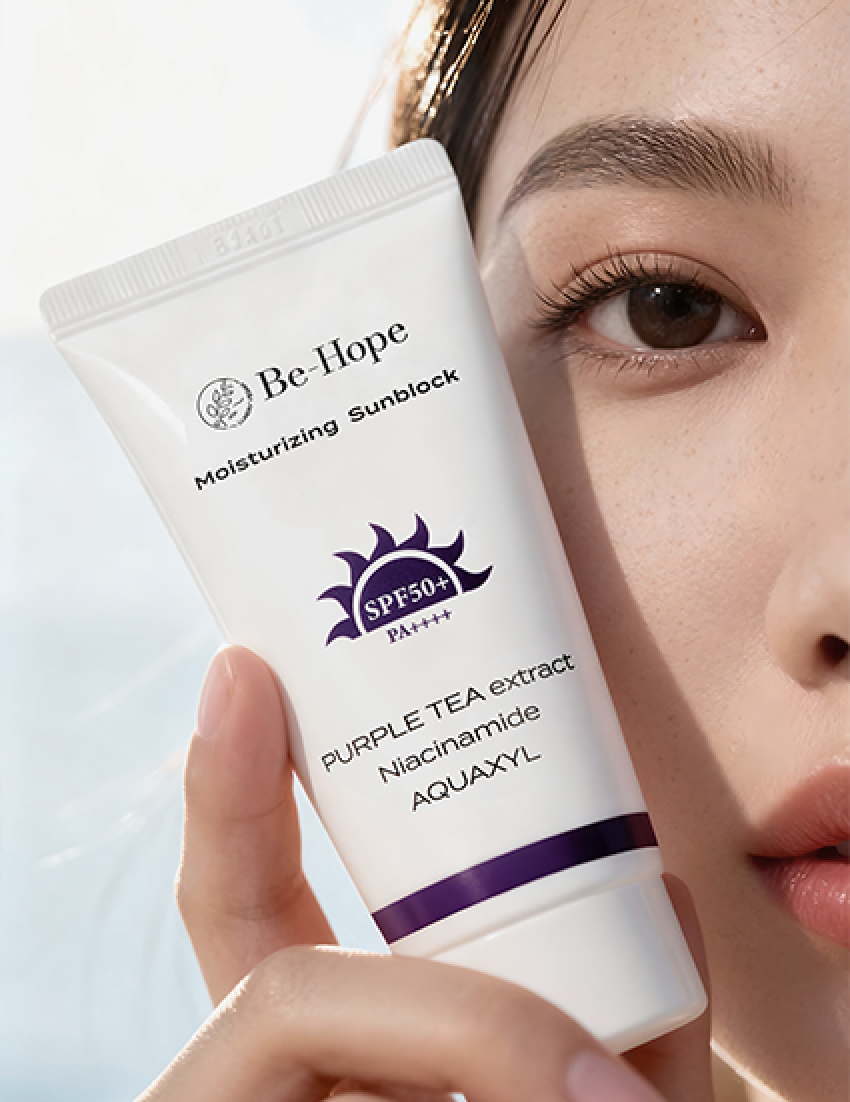 BE-HOPE / Luxury VEGAN Moisturizing Sunblock - Веганский увлажняющий солнцезащитный крем, 50 мл
