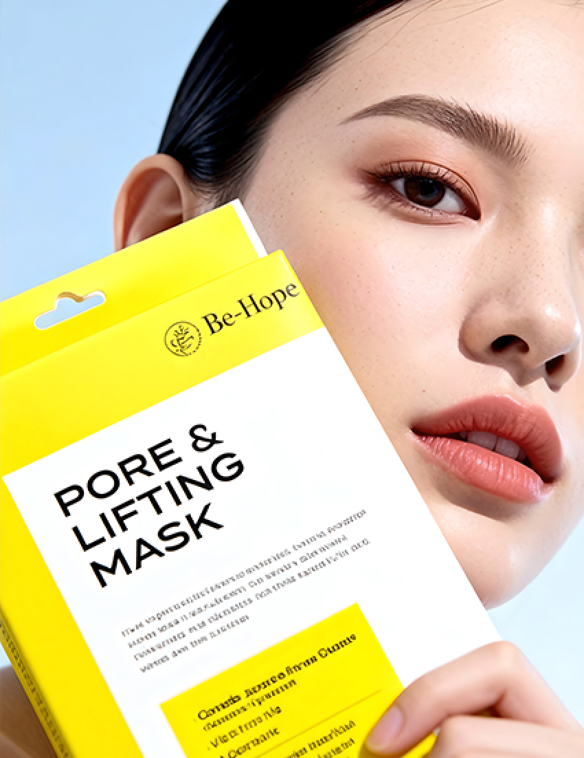  BE-HOPE / Luxury VEGAN PORE LIFTING Mask - Тканевые маски для сужения пор с лифтинг эффектом