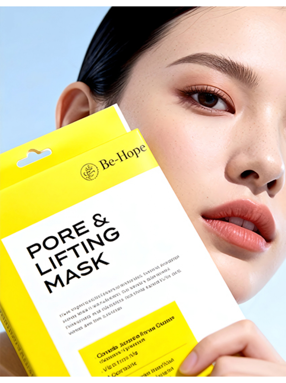  BE-HOPE / Luxury VEGAN PORE LIFTING Mask - Тканевые маски для сужения пор с лифтинг эффектом