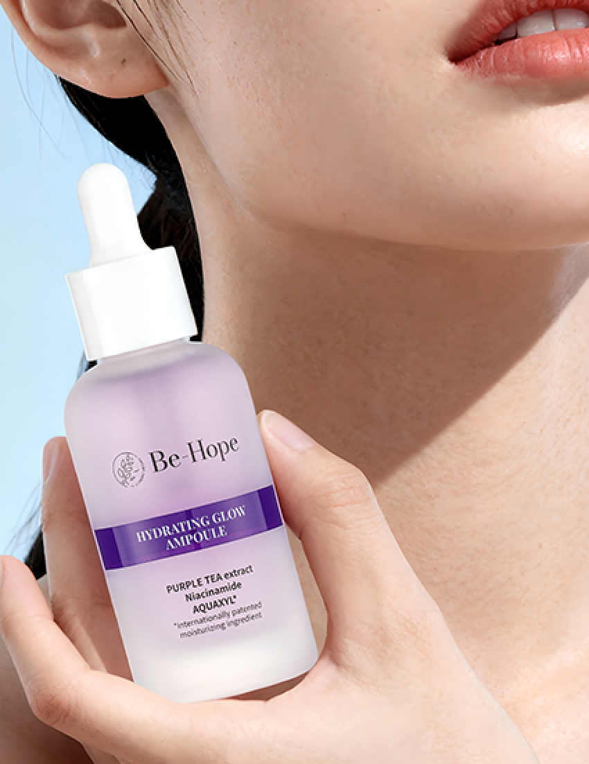 BE-HOPE / Luxury VEGAN Hydrating Glow Ampoule - Веганская глубоко увлажняющая сыворотка, 50 мл