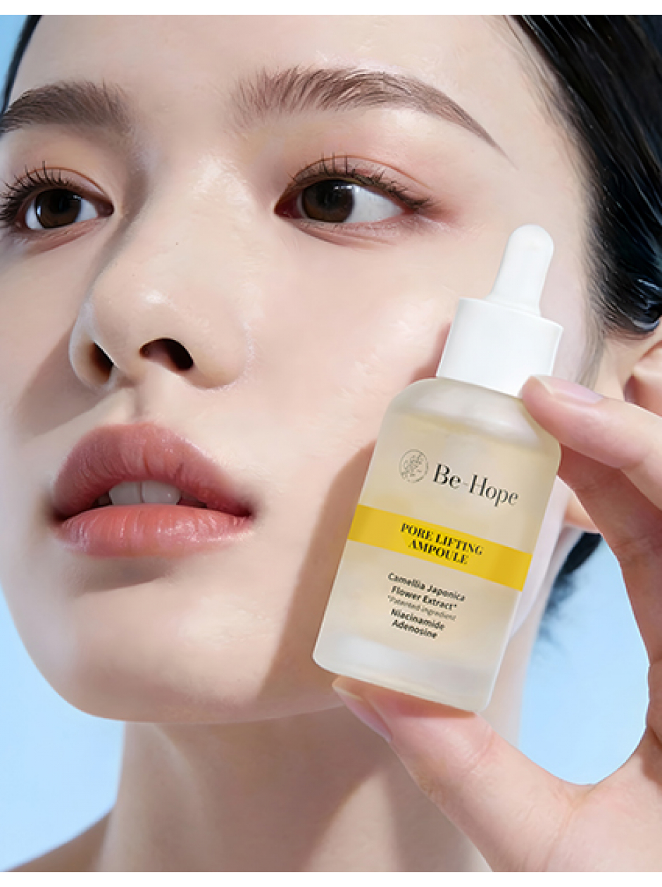  BE-HOPE /  Luxury VEGAN Pore Lifting Ampoule - Веганская лифтинг сыворотка, 50 мл