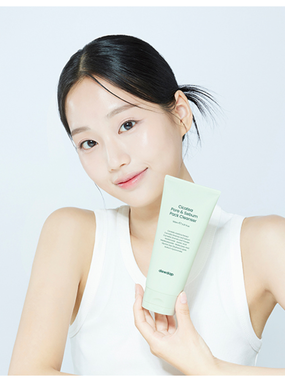 CICATEA PORE & SEBUM PACK CLEANSER/ Пенка очищающая поры себорегулирующая для лица, 150 мл