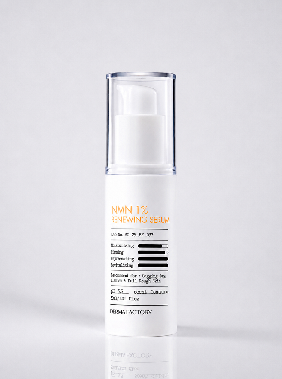 Derma Factory / Восстанавливающая сыворотка NMN 1% - Renewing Serum, 30мл